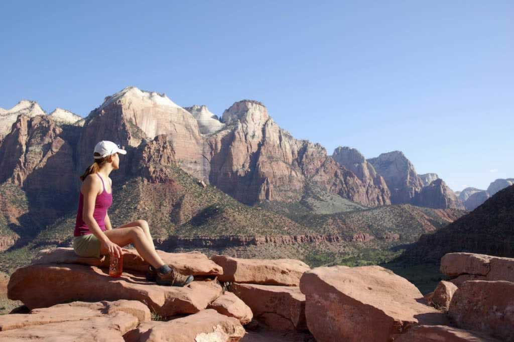 Watchman Trail in Zion National Park in Utah